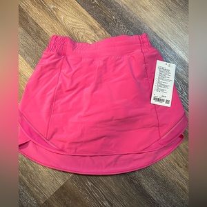 Lululemon Hotty Hot HR Skirt Sonic Pink NWT